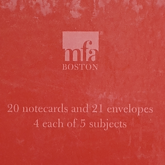 Japanese Dancers Note Cards 20 Cards/20 Envelopes/5 Sets Rare By MFA Boston - Picture 5 of 16